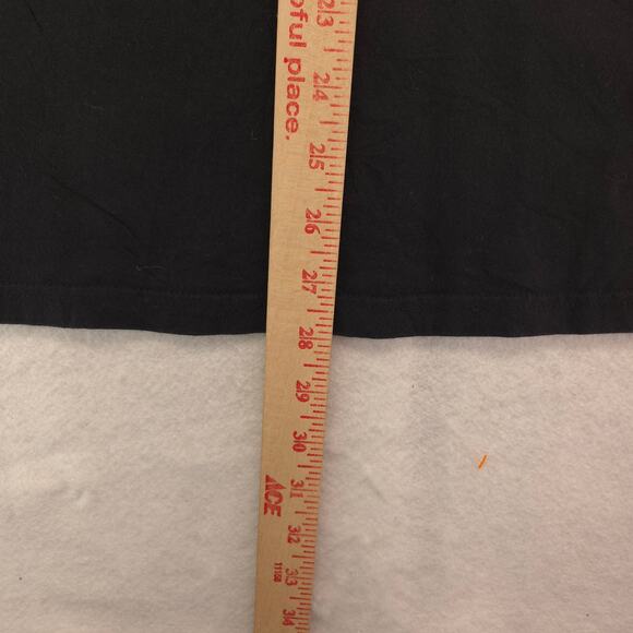 ACDC Back In Black Band Crew Neck Short Sleeve Graphic T Shirt Mens Size L Black - Picture 6 of 9